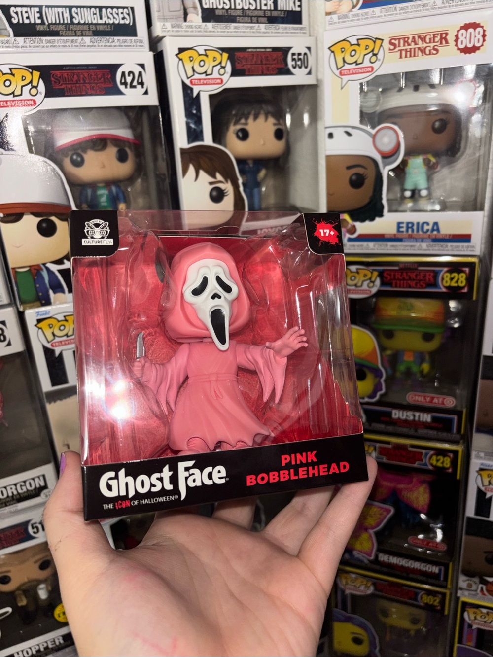 CultureFly Ghost Face in pink